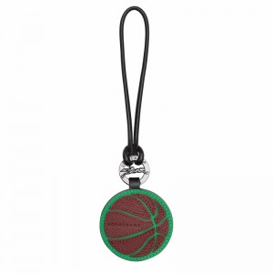 Porta-chaves Longchamp Long-Dribble Feminino Verdes Bordeaux Brasil | 36081J03J16