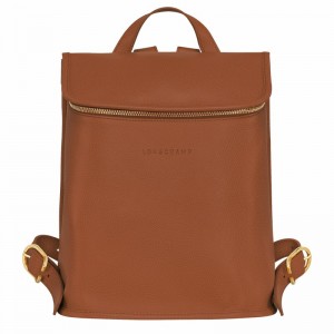 Mochilas Longchamp Le FOULONNÉ Feminino Caramel Brasil | 10195021121