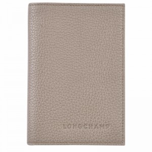 Portador De Passaporte Longchamp Le FOULONNÉ Feminino Cinzentas Brasil | L3416021P55