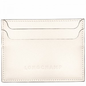Porta Cartão Longchamp Le FOULONNÉ Feminino Branco Brasil | L3218HFI037