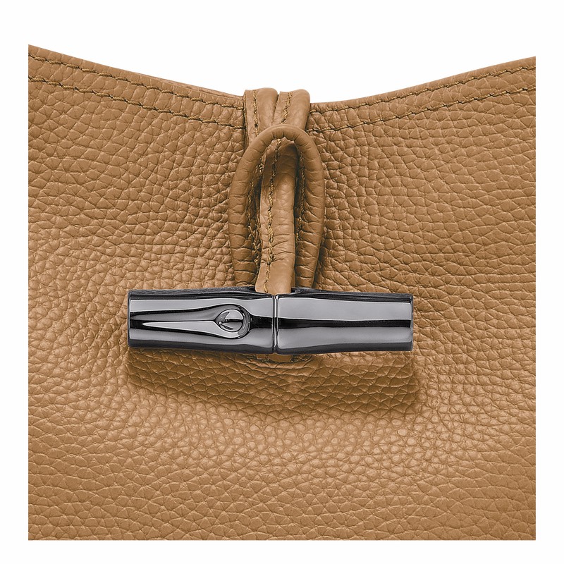 Bolsa Balde Longchamp Le Roseau Essential XS Feminino Caqui Brasil | 10159968026