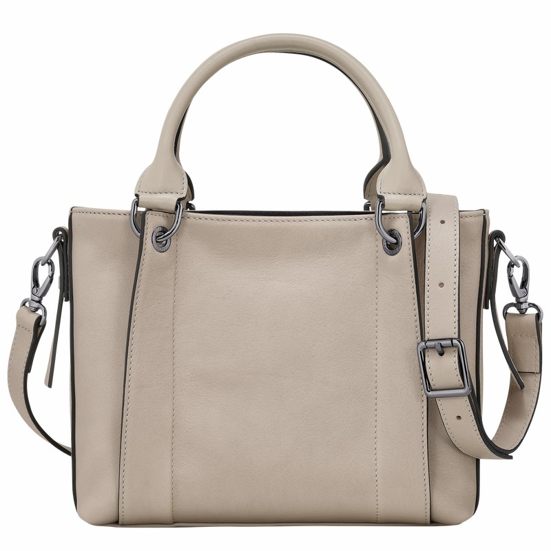 Bolsa de Mão Longchamp 3D S Feminino Cinzentas Brasil | 10197HCV299