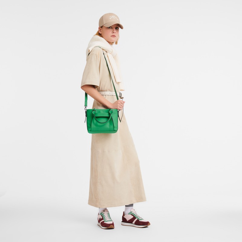 Bolsa de Mão Longchamp 3D S Feminino Verdes Brasil | 10197HCV129