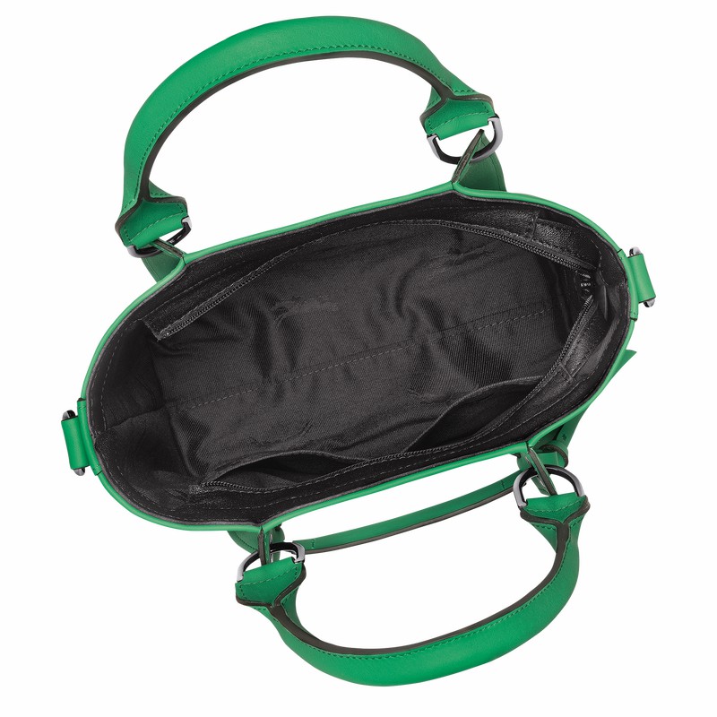 Bolsa de Mão Longchamp 3D S Feminino Verdes Brasil | 10197HCV129