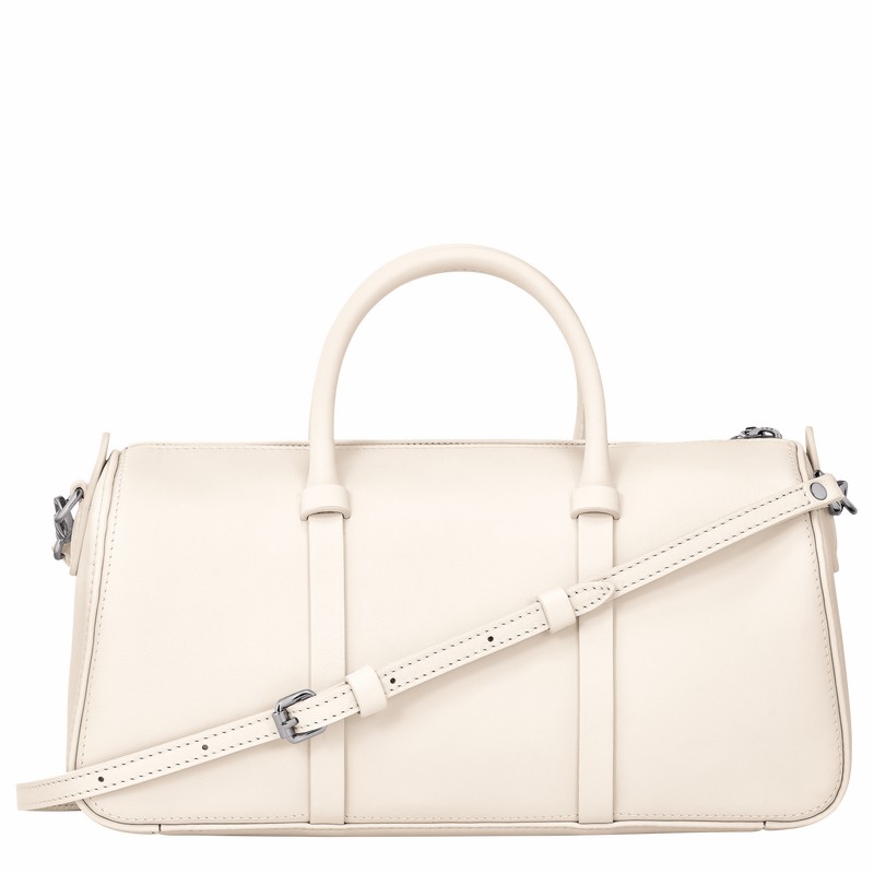 Bolsa de Mão Longchamp Daylong M Feminino Branco Brasil | 10271HFK037