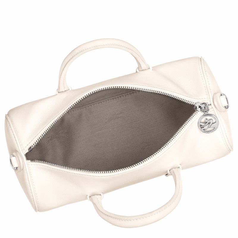 Bolsa de Mão Longchamp Daylong M Feminino Branco Brasil | 10271HFK037