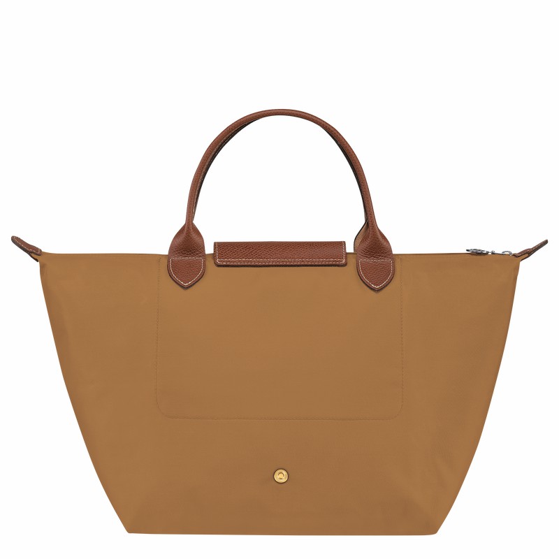 Bolsa de Mão Longchamp Le Pliage Original M Feminino Caqui Brasil | L1623089P86