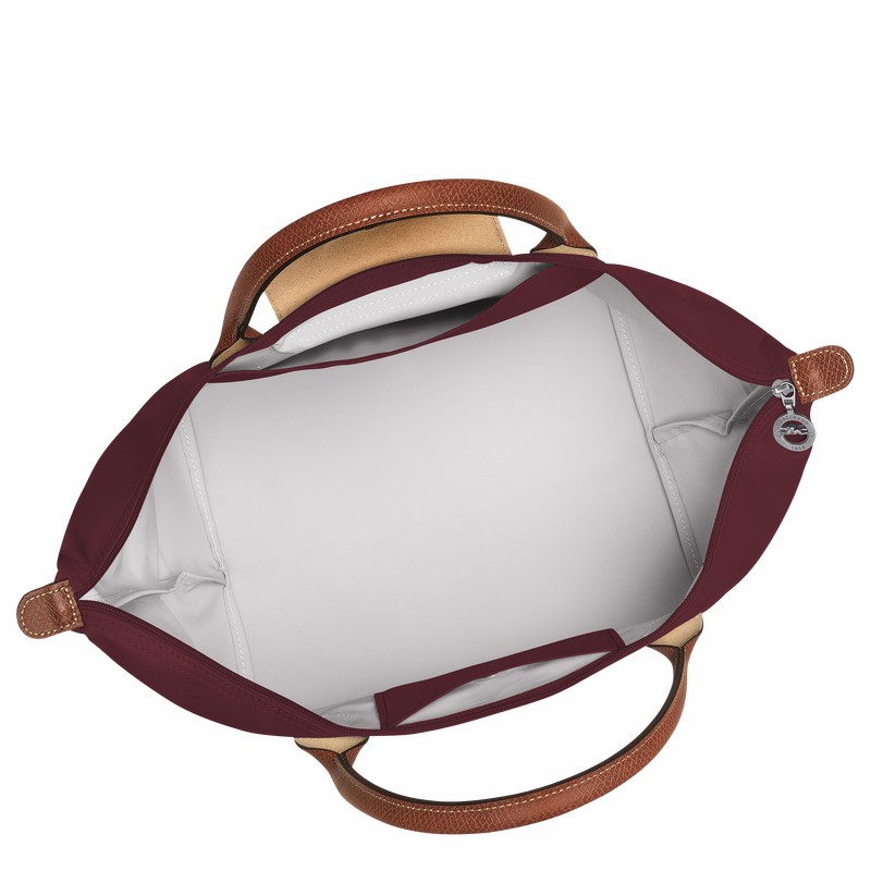 Bolsa de Mão Longchamp Le Pliage Original M Feminino Bordeaux Brasil | L1623089P87