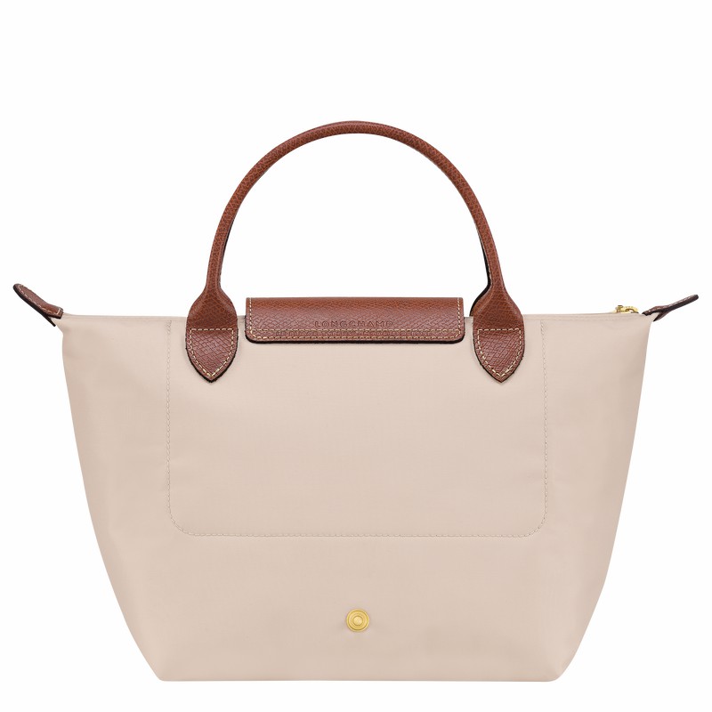 Bolsa de Mão Longchamp Le Pliage Original S Feminino Branco Brasil | L1621089P71