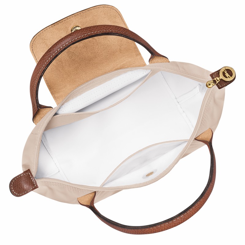 Bolsa de Mão Longchamp Le Pliage Original S Feminino Branco Brasil | L1621089P71