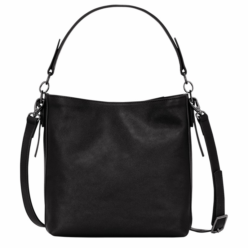 Bolsas Crossbody Longchamp 3D S Feminino Pretas Brasil | 10215HCV001