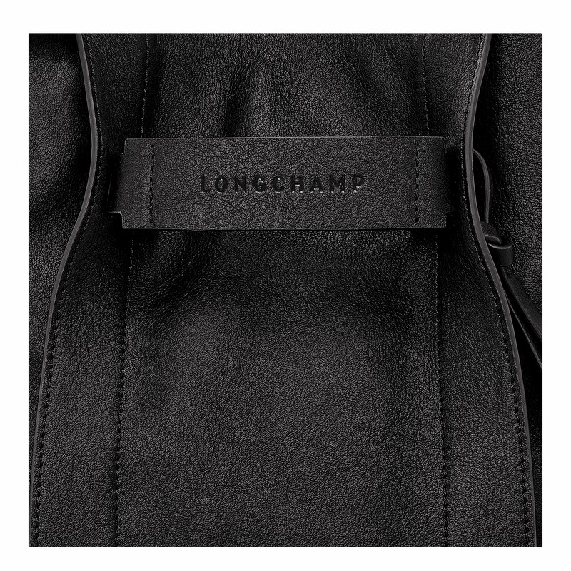 Bolsas Crossbody Longchamp 3D S Feminino Pretas Brasil | 10215HCV001