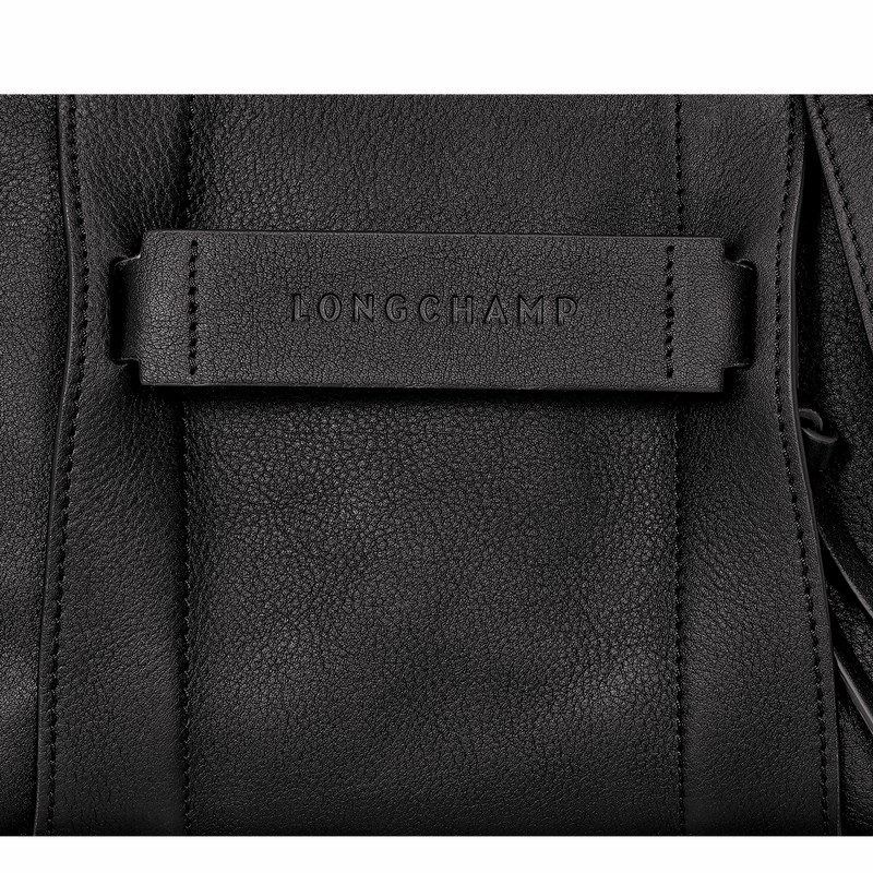 Bolsas Crossbody Longchamp 3D S Feminino Pretas Brasil | 10199HCV001