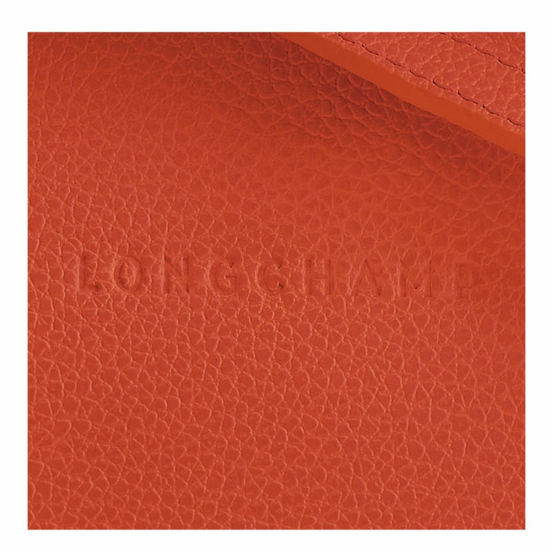 Bolsas Crossbody Longchamp Le FOULONNÉ S Feminino Laranja Brasil | 10138021685