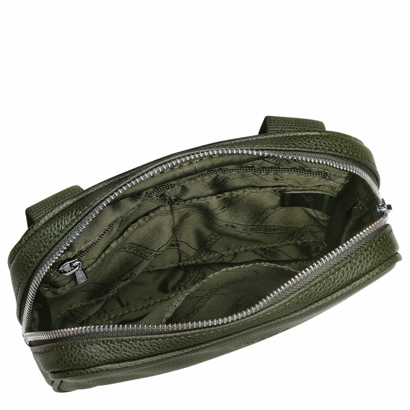 Bolsas Crossbody Longchamp Le FOULONNÉ XS Masculino Caqui Brasil | L1712021A23-