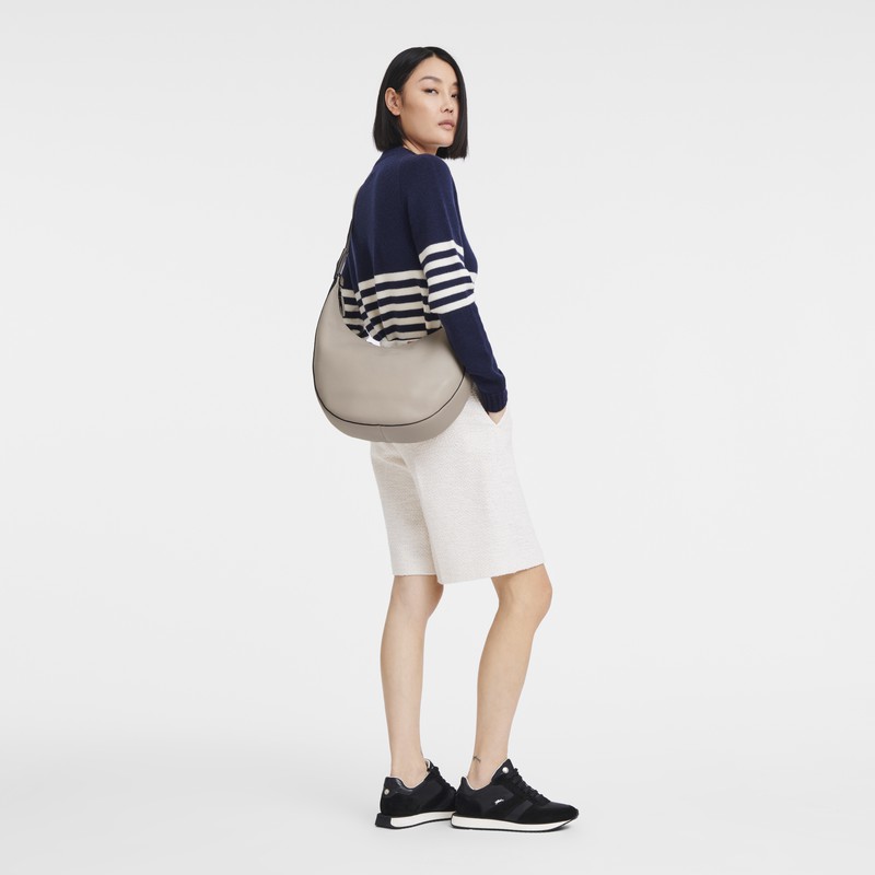 Bolsas Crossbody Longchamp Le Roseau Essential L Feminino Cinzentas Brasil | 10234968266