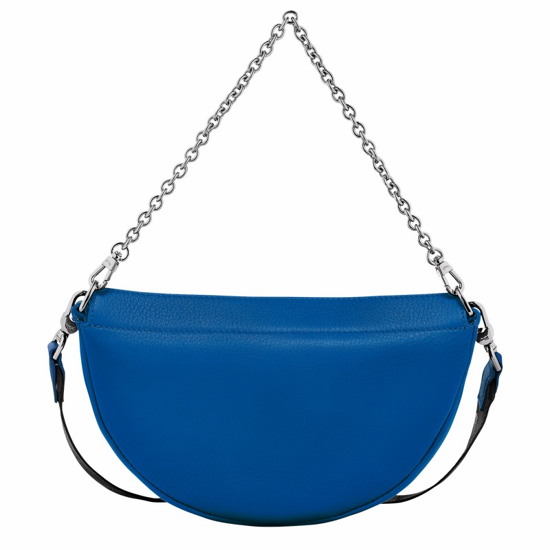 Bolsas Crossbody Longchamp Smile S Feminino Azuis Brasil | 10224HDSI17