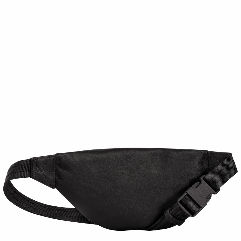 Bolsas De Cintura Longchamp 3D S Feminino Pretas Brasil | 20054HCV001
