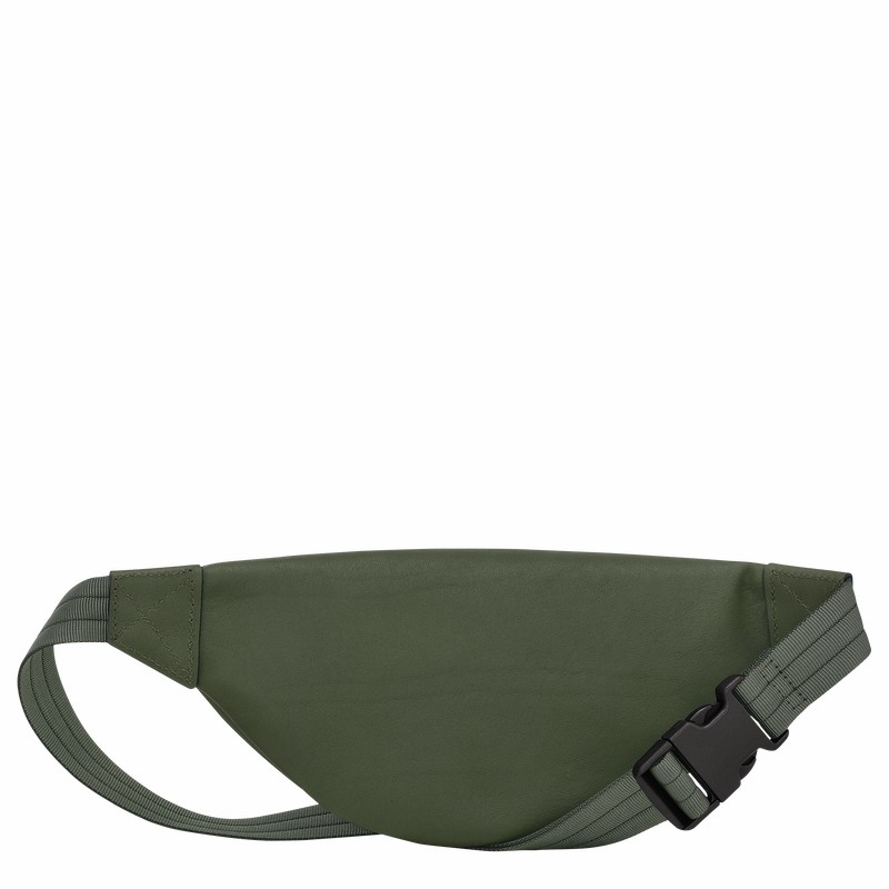 Bolsas De Cintura Longchamp 3D S Masculino Caqui Brasil | 20054HCV292-