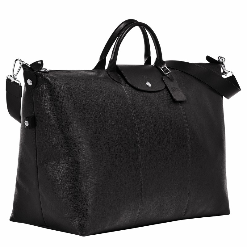 Bolsas De Viagem Longchamp Le FOULONNÉ S Masculino Pretas Brasil | L1624021047-