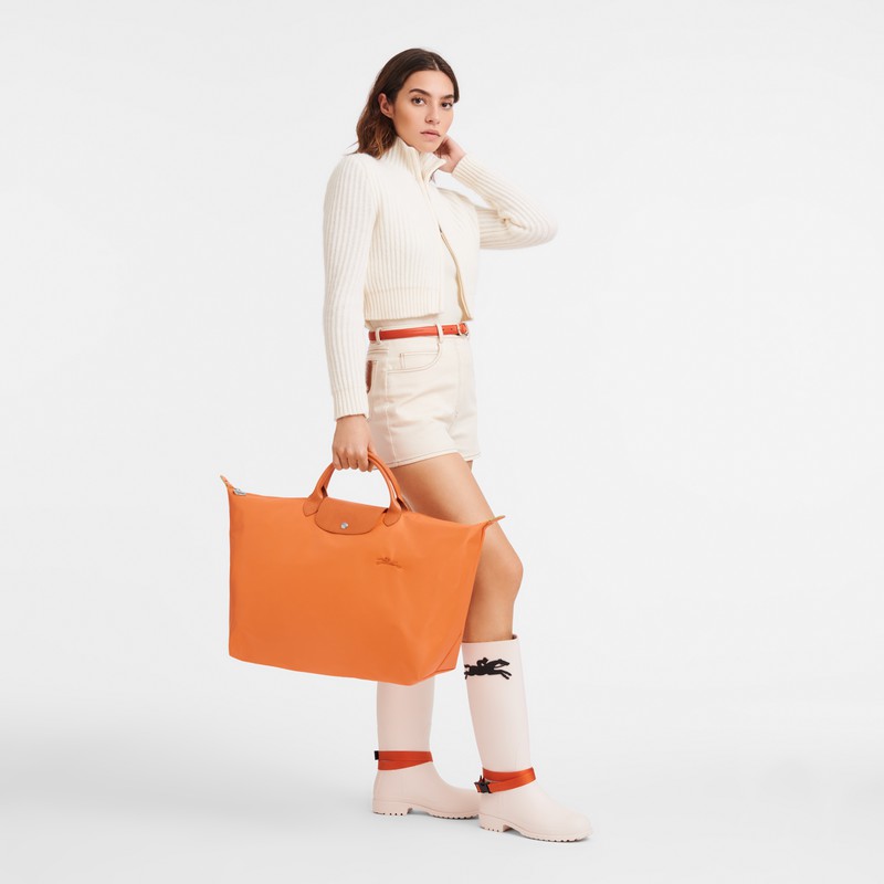 Bolsas De Viagem Longchamp Le Pliage Green S Feminino Laranja Brasil | L1624919P54