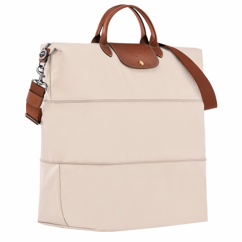 Bolsas De Viagem Longchamp Le Pliage Original expandable Masculino Branco Brasil | L1911089P71-