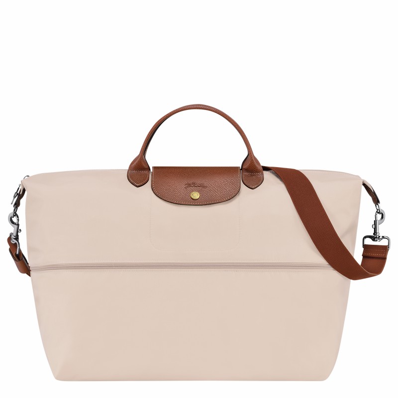 Bolsas De Viagem Longchamp Le Pliage Original expandable Masculino Branco Brasil | L1911089P71-