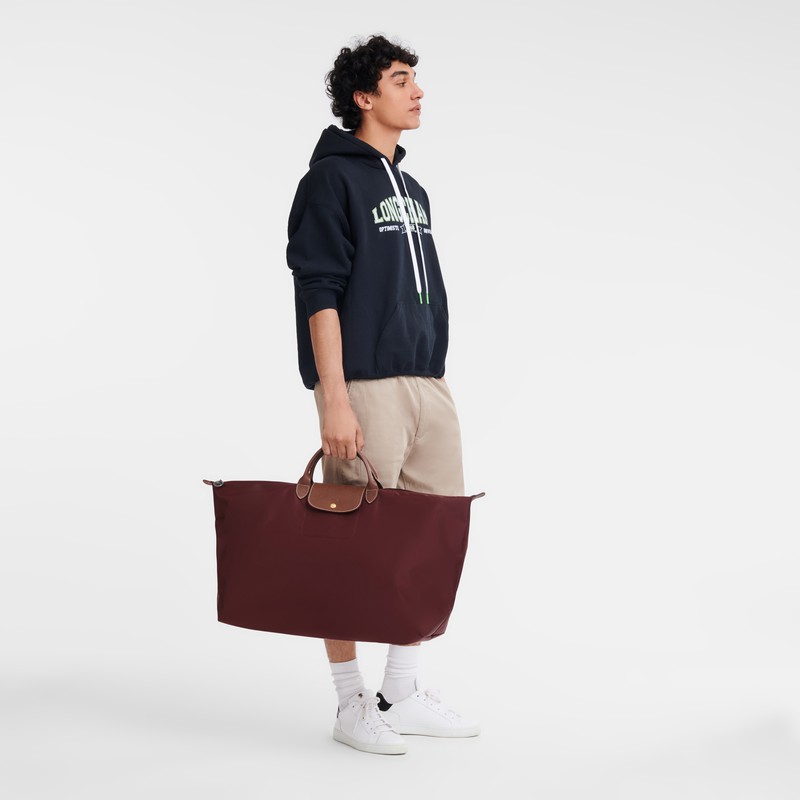 Bolsas De Viagem Longchamp Le Pliage Original M Feminino Bordeaux Brasil | L1625089P87