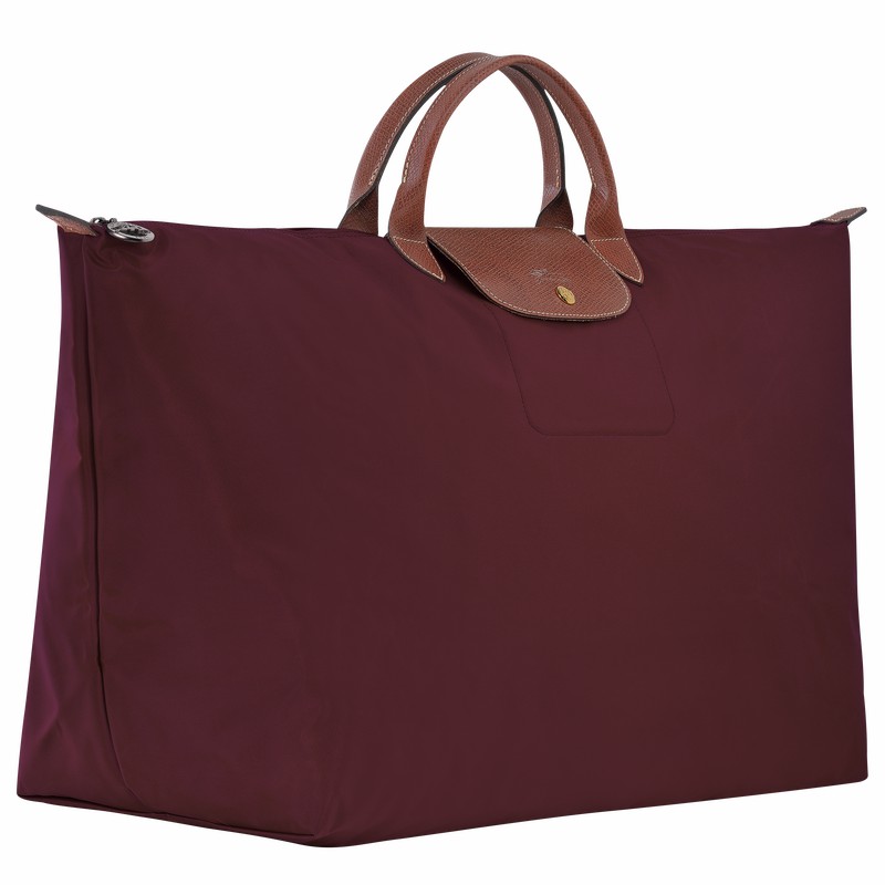 Bolsas De Viagem Longchamp Le Pliage Original M Feminino Bordeaux Brasil | L1625089P87
