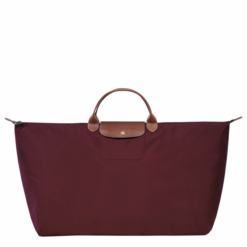 Bolsas De Viagem Longchamp Le Pliage Original M Feminino Bordeaux Brasil | L1625089P87