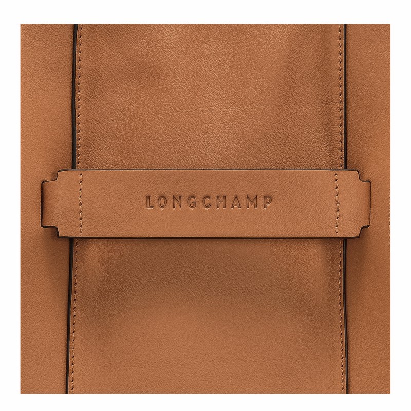 Bolsas Tote Longchamp 3D L Masculino Bege Brasil | 20052HCV016-