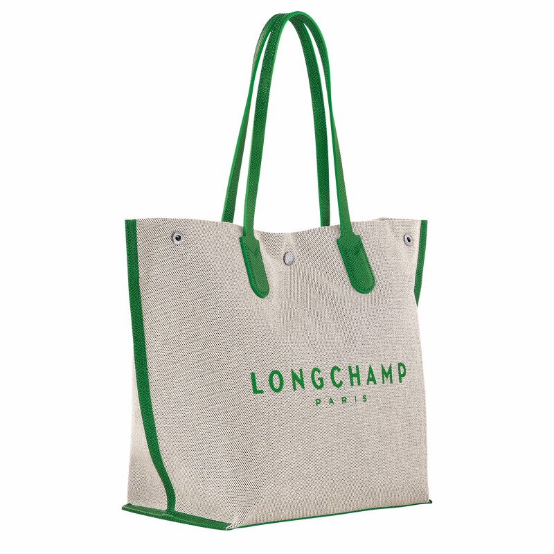 Bolsas Tote Longchamp Essential L Feminino Verdes Brasil | 10090HSG129