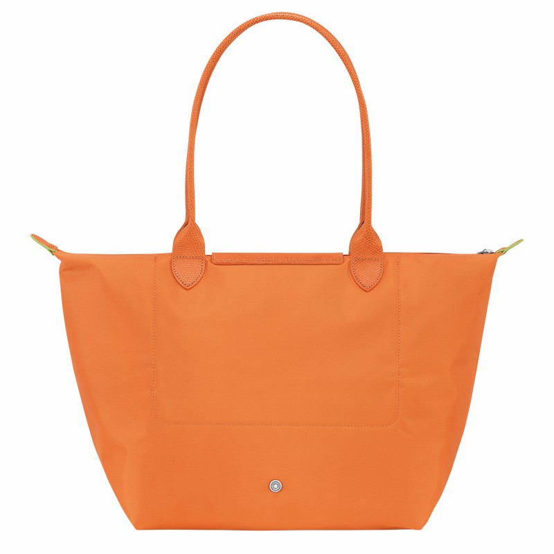 Bolsas Tote Longchamp Le Pliage Green L Feminino Laranja Brasil | L1899919P54