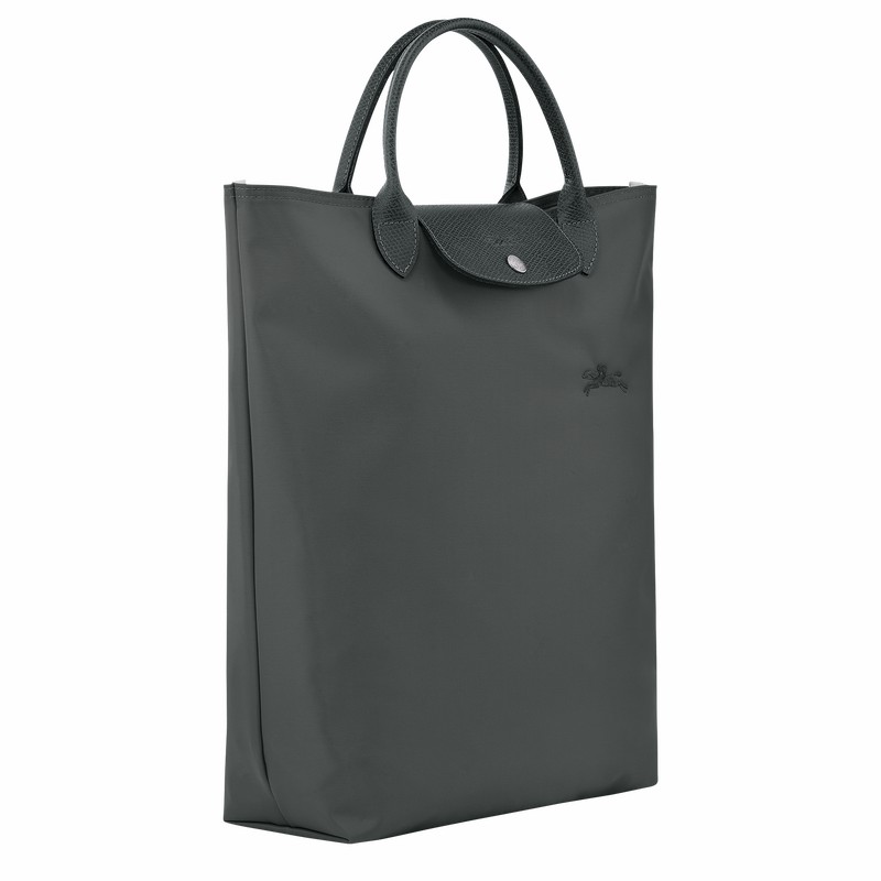Bolsas Tote Longchamp Le Pliage Green M Masculino Cinzentas Escuro Brasil | 10168919P66-