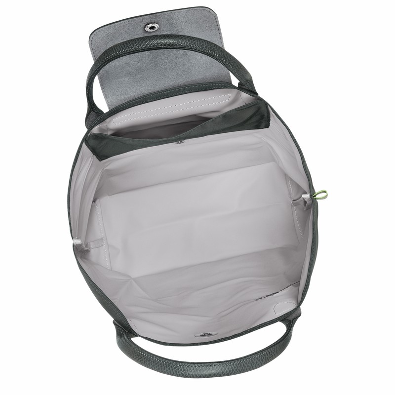 Bolsas Tote Longchamp Le Pliage Green M Masculino Cinzentas Escuro Brasil | 10168919P66-