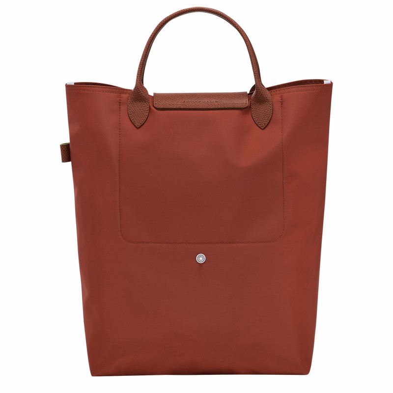 Bolsas Tote Longchamp Le Pliage Green M Masculino Marrom Brasil | 10168919404-