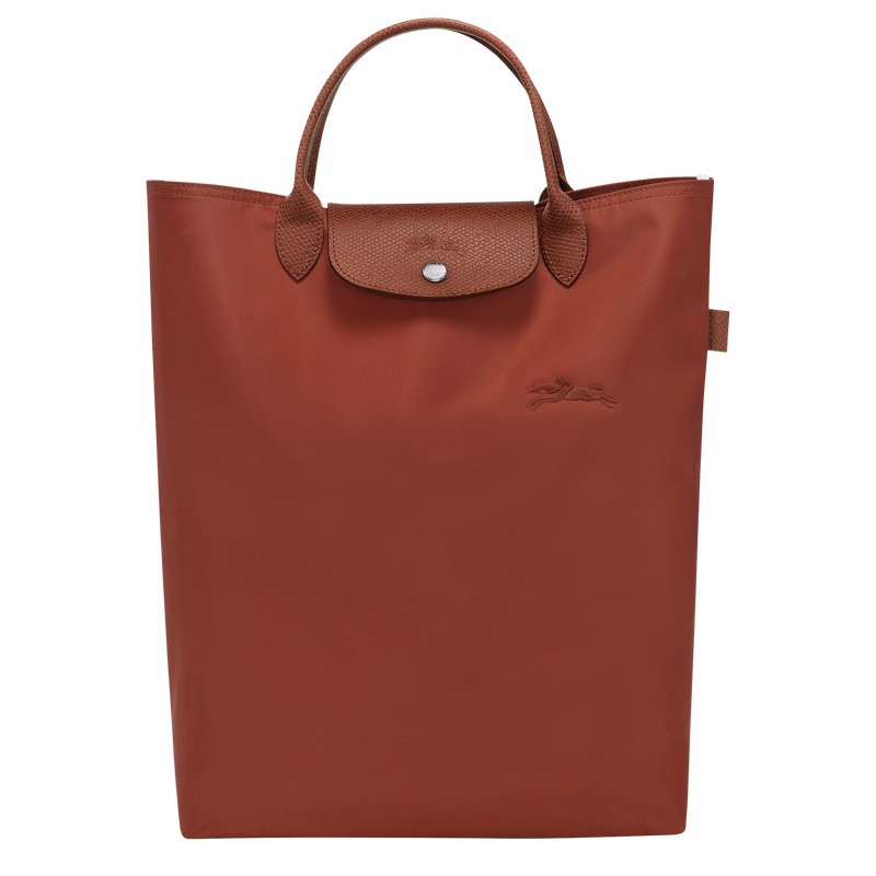 Bolsas Tote Longchamp Le Pliage Green M Masculino Marrom Brasil | 10168919404-