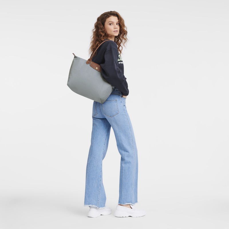 Bolsas Tote Longchamp Le Pliage Original L Feminino Cinzentas Brasil | L1899089P80