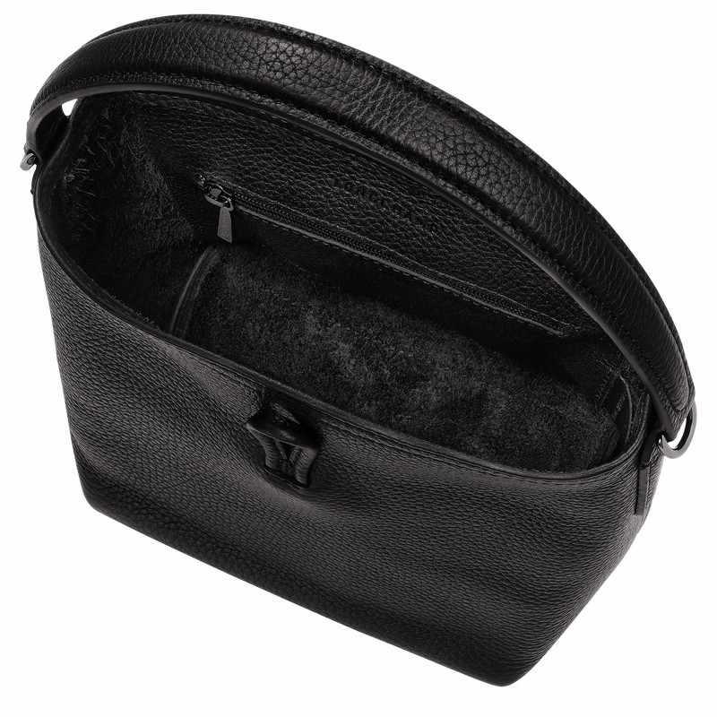 Bolsas Tote Longchamp Le Roseau Essential M Feminino Pretas Brasil | 10183968001