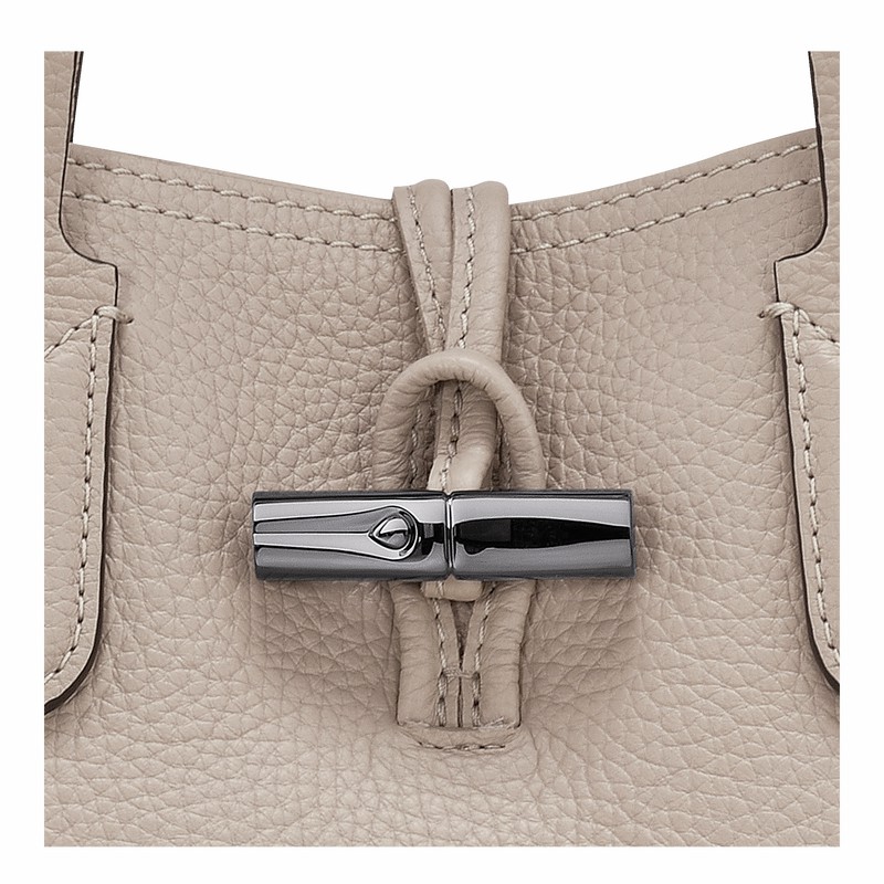 Bolsas Tote Longchamp Le Roseau Essential M Feminino Cinzentas Brasil | 10183968266