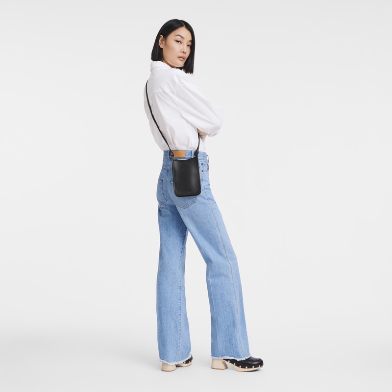 Capa Longchamp Le FOULONNÉ Feminino Pretas Brasil | 34200021001