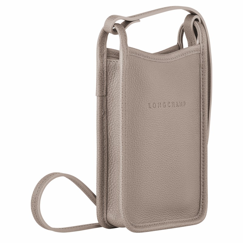 Capa Longchamp Le FOULONNÉ Masculino Cinzentas Brasil | 34200021P55-