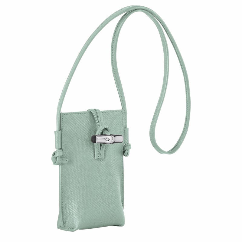 Capa Longchamp Le Roseau Feminino Celadon Brasil | 34180HFP282