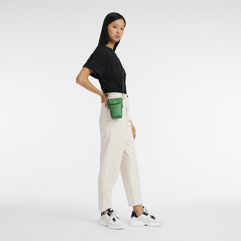 Capa Longchamp ÉPURE Feminino Verdes Brasil | 34193HYZ129