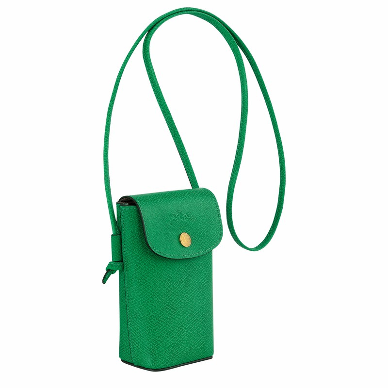 Capa Longchamp ÉPURE Feminino Verdes Brasil | 34193HYZ129