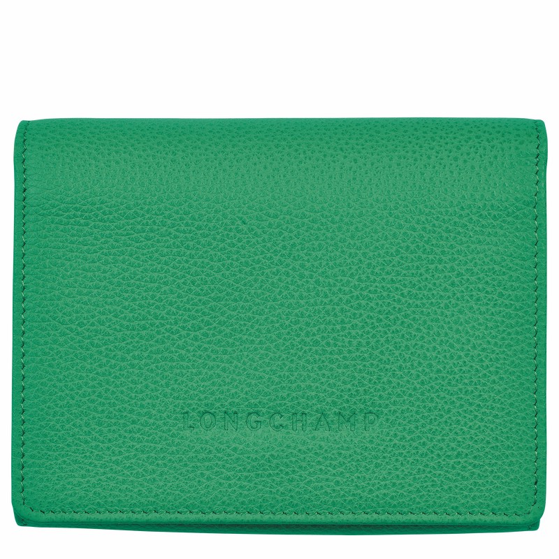 Carteiras Longchamp Le FOULONNÉ Masculino Verdes Brasil | 30021021129-