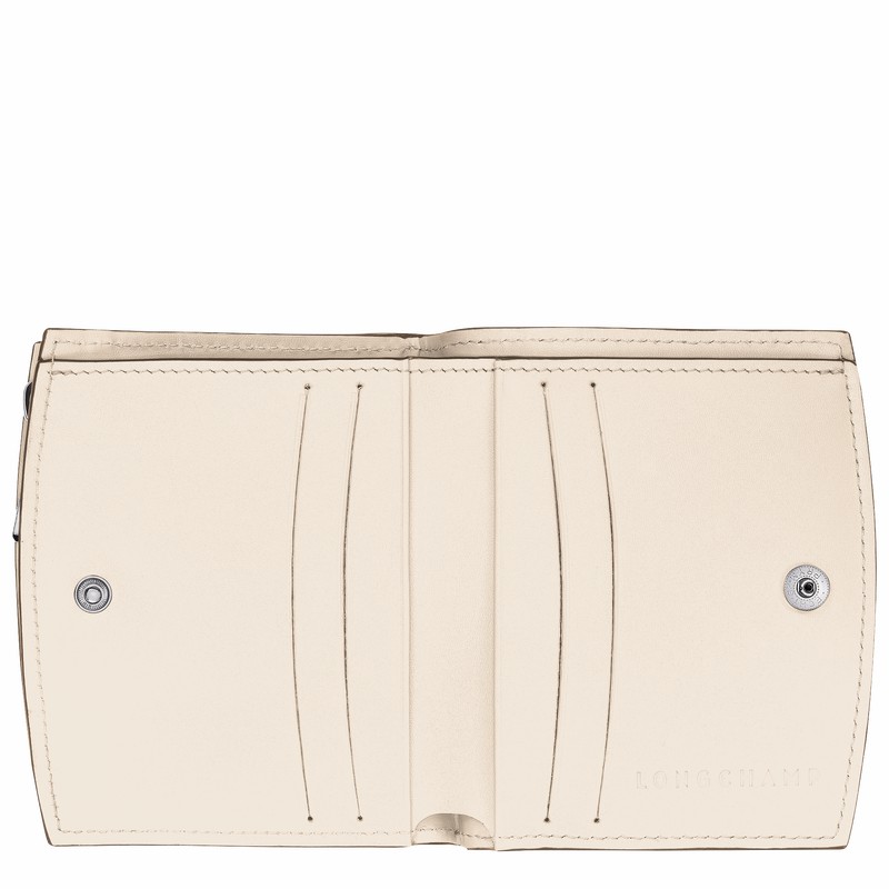 Carteiras Longchamp Le Roseau Feminino Branco Brasil | 30011HCL037