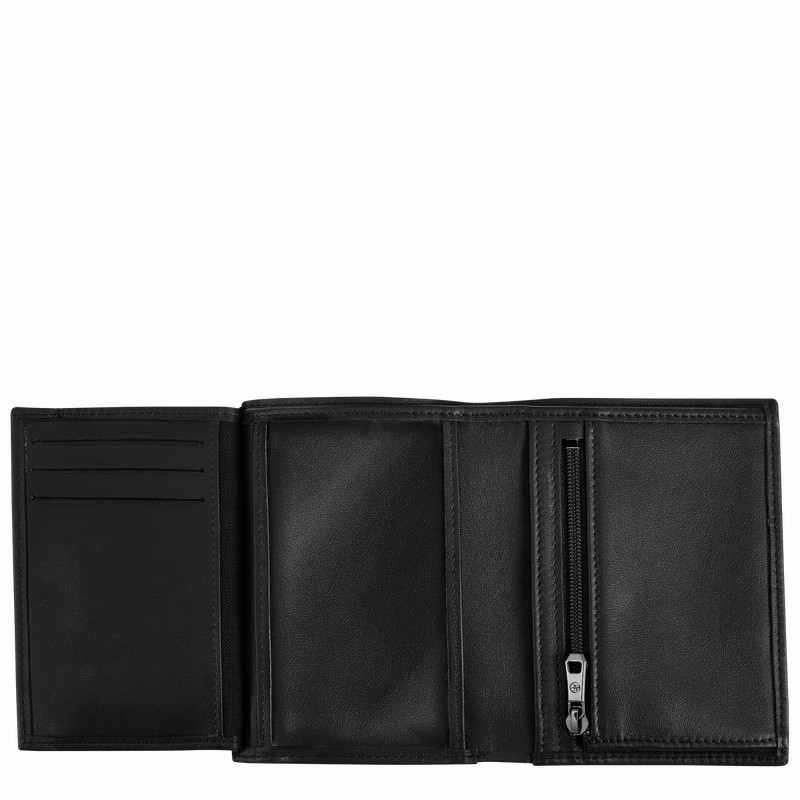 Carteiras Longchamp sur Seine Masculino Pretas Brasil | L3528HCX001