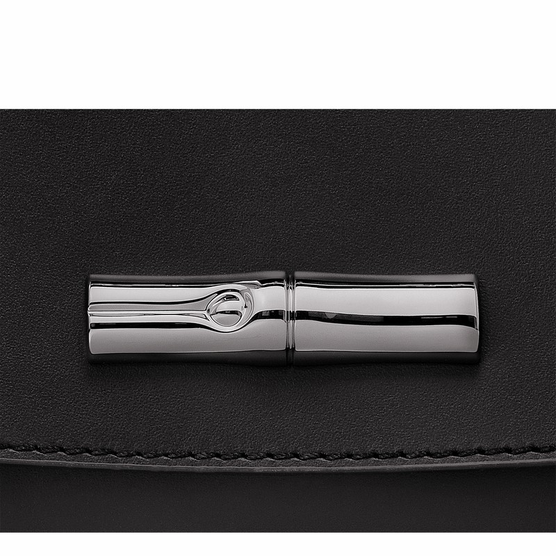Clutch Longchamp Le Roseau Feminino Pretas Brasil | 10191HCN001