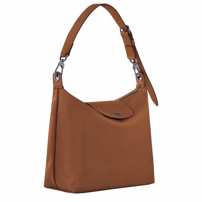 Bolsa Hobo Longchamp Le Pliage Xtra M Feminino Marrom Brasil | 10189987504